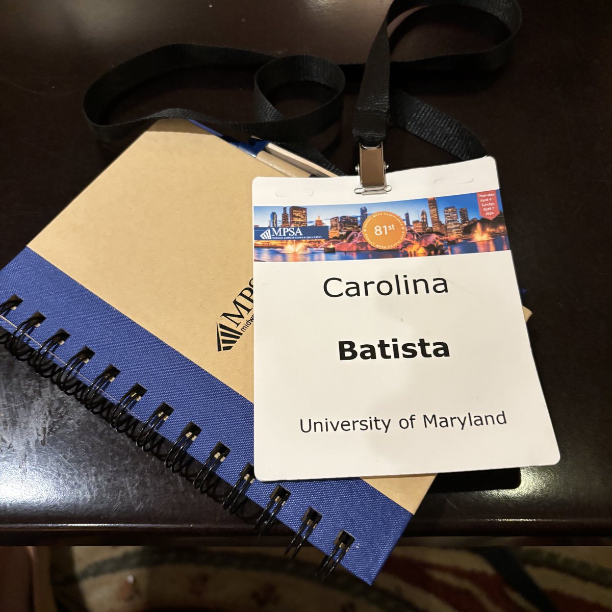 Thrilled to be at my first ever #MPSA2024