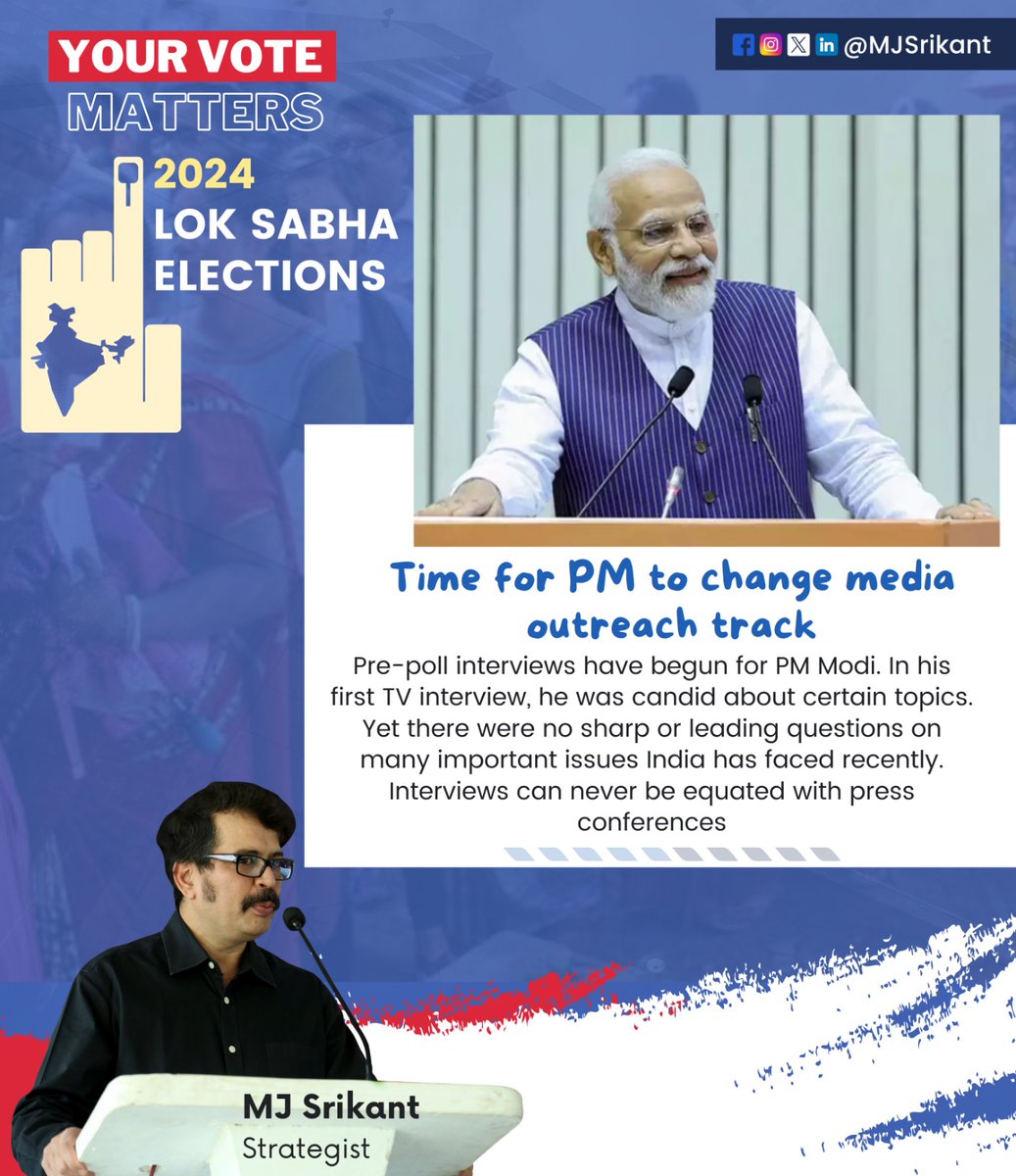 Time for PM to change media outreach track

#MediaOutreach #PMModi #PrePollInterviews #SharpQuestions #LeadingQuestions #IndiaIssues #PressConferences #CandidInterviews #MediaTrack #ChangeNeeded