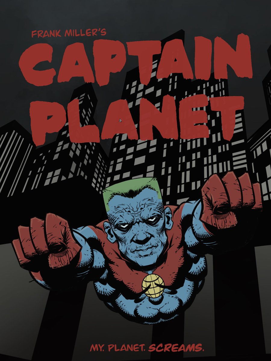 #frankmiller #captainPlanet #comics