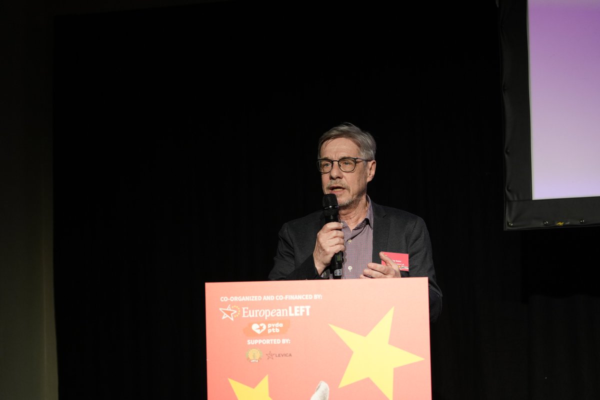 Walter Baier (@WalterBaierEL), president of the @europeanleft party, concluded the #EuropeForThePeople event, highlighting that a strong left, uniting its forces and with broad alliances, is necessary to bring change in the Europe