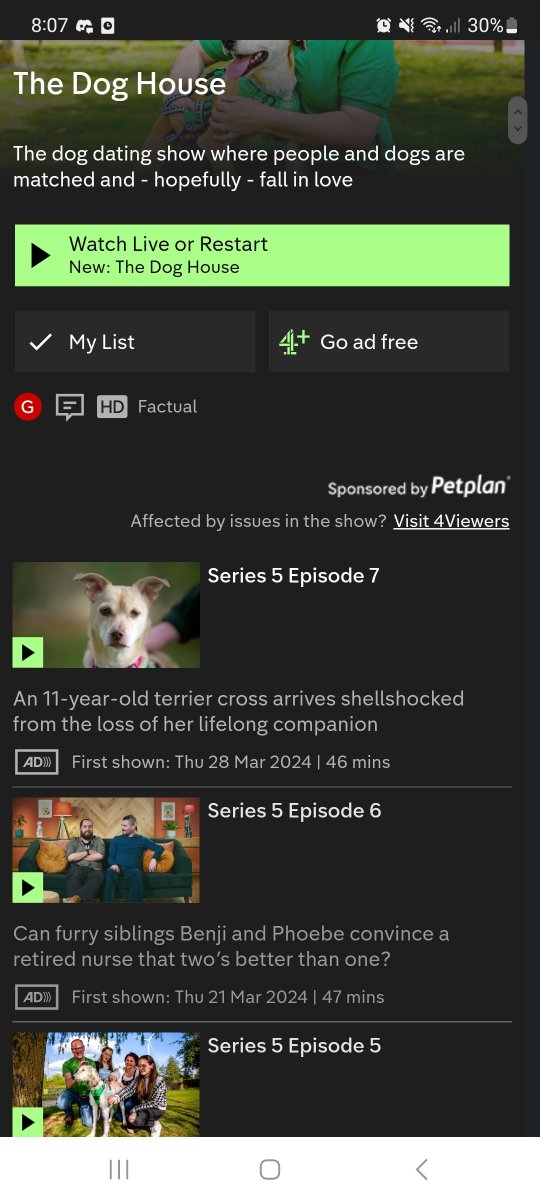 I don't understand? The episode that's on now was on last week. I've already seen it. It even says on channel 4 website that it was on last week. Shouldn't this one be episode 8?? I'm so confused. #thedoghouse @thedoghouse_tv @chan