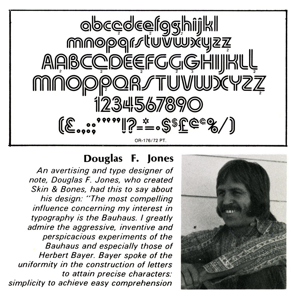 I've just posted an interview with the designer of the old VGC typeface Skin & Bones, Douglas F. Jones: marksimonson.com/notebook/view/…