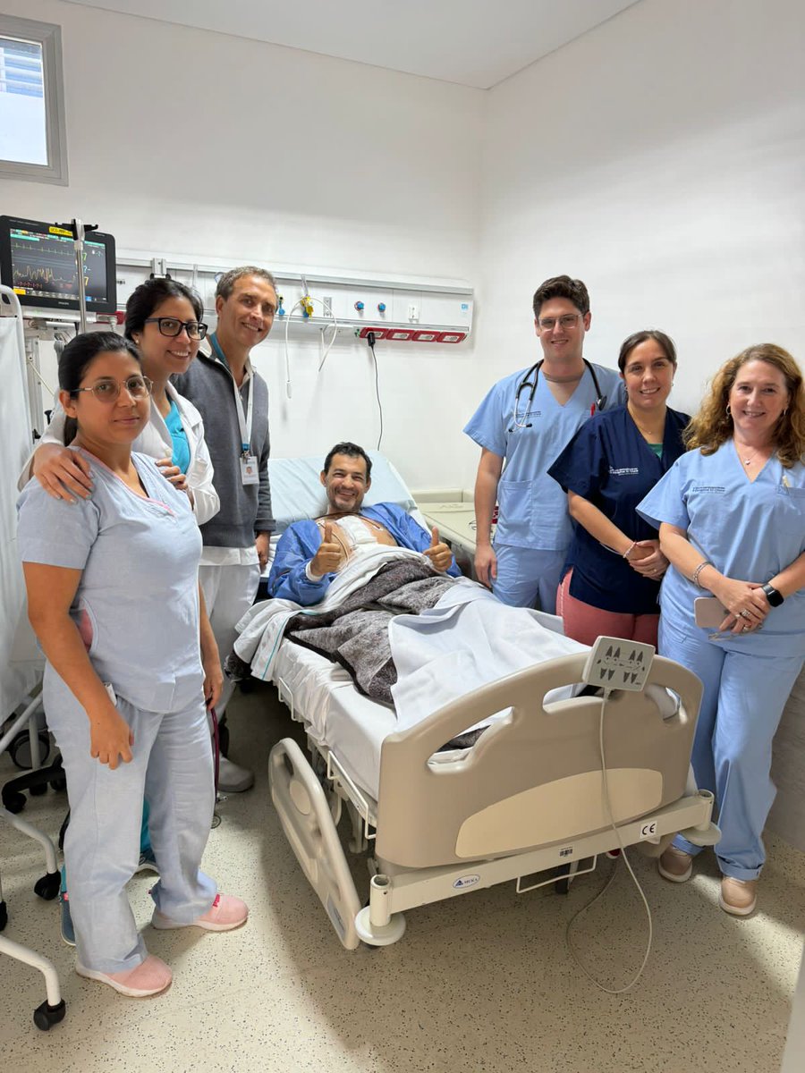 El Dr @marcelo_nahin y su equipo de cirugía cardiovascular del hospitalelcruce.org dándome nueva oportunidad de vida mediante Reemplazo valvular aórtico mecánico + cirugía de revascularización cardíaca (3ple by pass). Lujo total desde lo profesional y humano. Eternas gracias