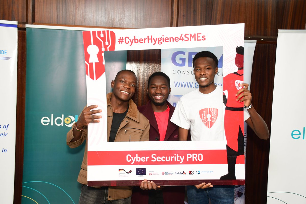 Kudos to everyone who participated in today's Cyber Security Symposium training at @eldohub. Let's continue to champion digital safety together! #CyberHygiene4SMEs
