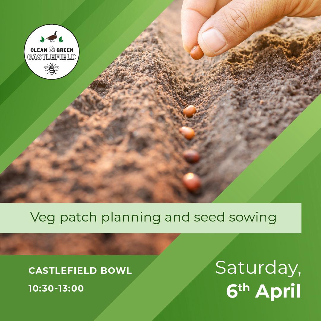 Join us for veg patch planning &amp; seed sowing this Saturday at the Visitor Centre Garden. No experience required, just a love for growing vegetables will do! Registering at ourcastlefield.co.uk/cgcastlefield

Can't make it? We have a veggie wish list survey at: forms.office.com/e/Xy7eVE4Eyi