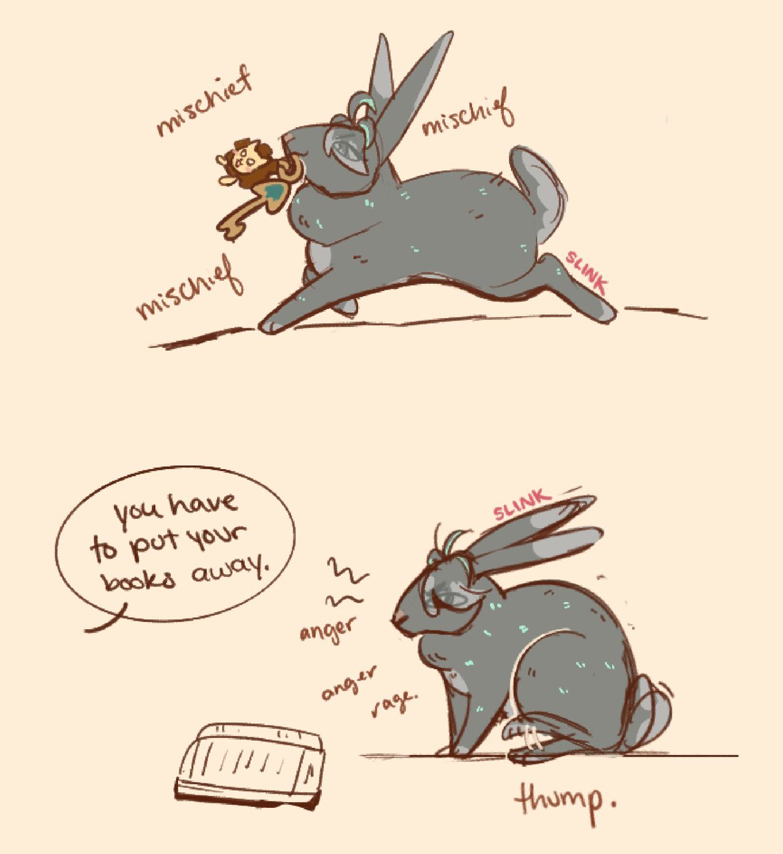 ClownCarRoadkil's tweet photo. 🐰 Bunny doodles 🐰

I think Haitham should match his senior and be a lil bunny rabbit too 😌 the amount of mischief he’d be forgiven of bc of his cute bunny face… 

#Alhaitham #kaveh #haikaveh um uh #kavetham is that the right ship name I don’t know how to spell it https://t.co/RrGfyAdnRr
