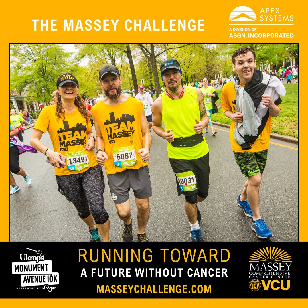 This April you can make a difference in the fight against cancer as part of the 25th annual Monument Avenue 10k and the @VCUMassey Challenge. Will you join the challenge? Learn more and donate at masseychallenge.com.