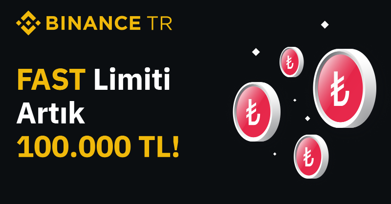 BinanceTR's tweet photo. #Binance TR’de FAST işlemi limiti artık 100.000 TL!

FAST ile gerçekleştirilen Türk Lirası🇹🇷 transferlerinde işlem limiti 50.000 TL'den 100.000 TL'ye yükseltildi.

Detaylar: ⤵️
