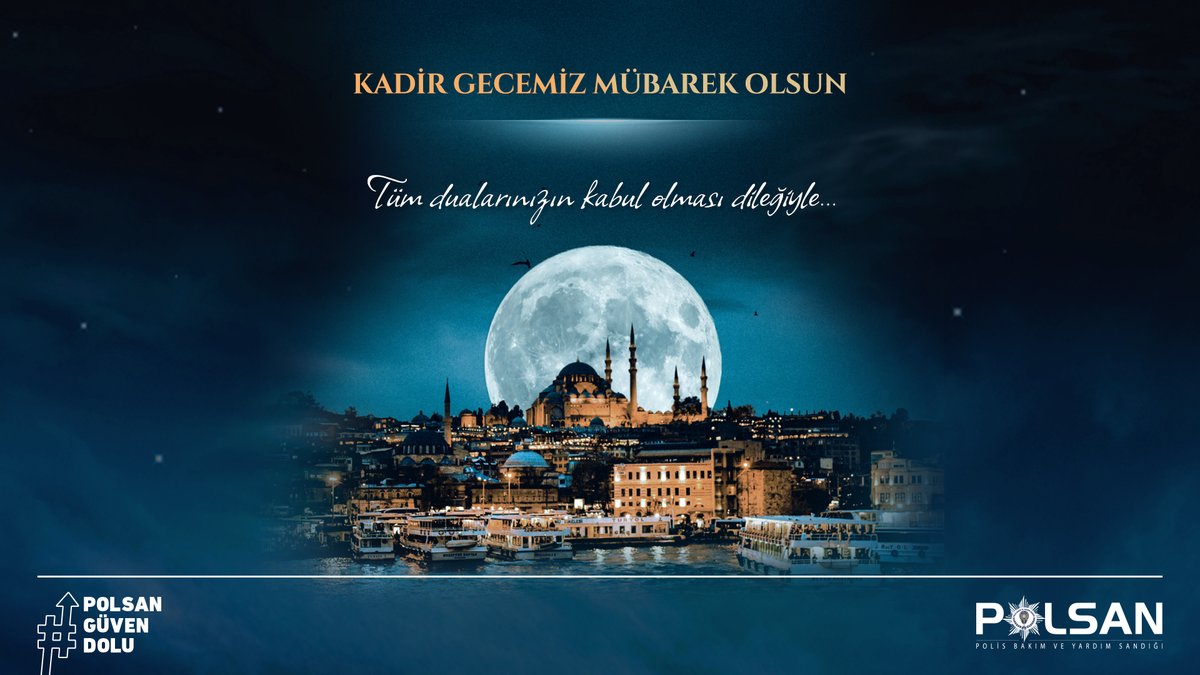 Tüm dualarınızın kabul olması dileğiyle… Kadir Gecemiz mübarek olsun. #KadirGecesi