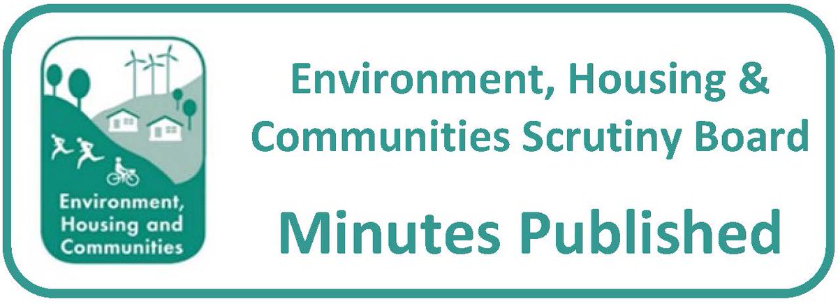 Minutes from the meeting of the Environment, Housing & Communities Scrutiny Board that took place on 21 March have been published and are available here: democracy.leeds.gov.uk/ieListDocument…