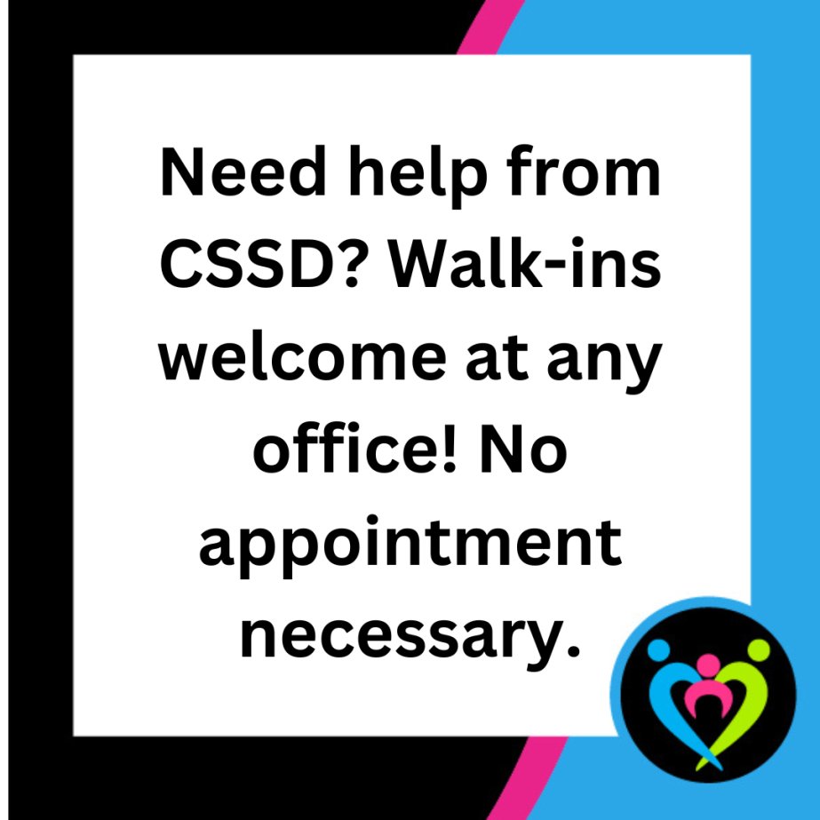 DYK you can walk into any child support office & get help with your case? No appointment necessary & no wrong door - you can go to the office that's most convenient for you! View our office locations at cssd.lacounty.gov or call (866) 901-9212. #officenearyou #walkins