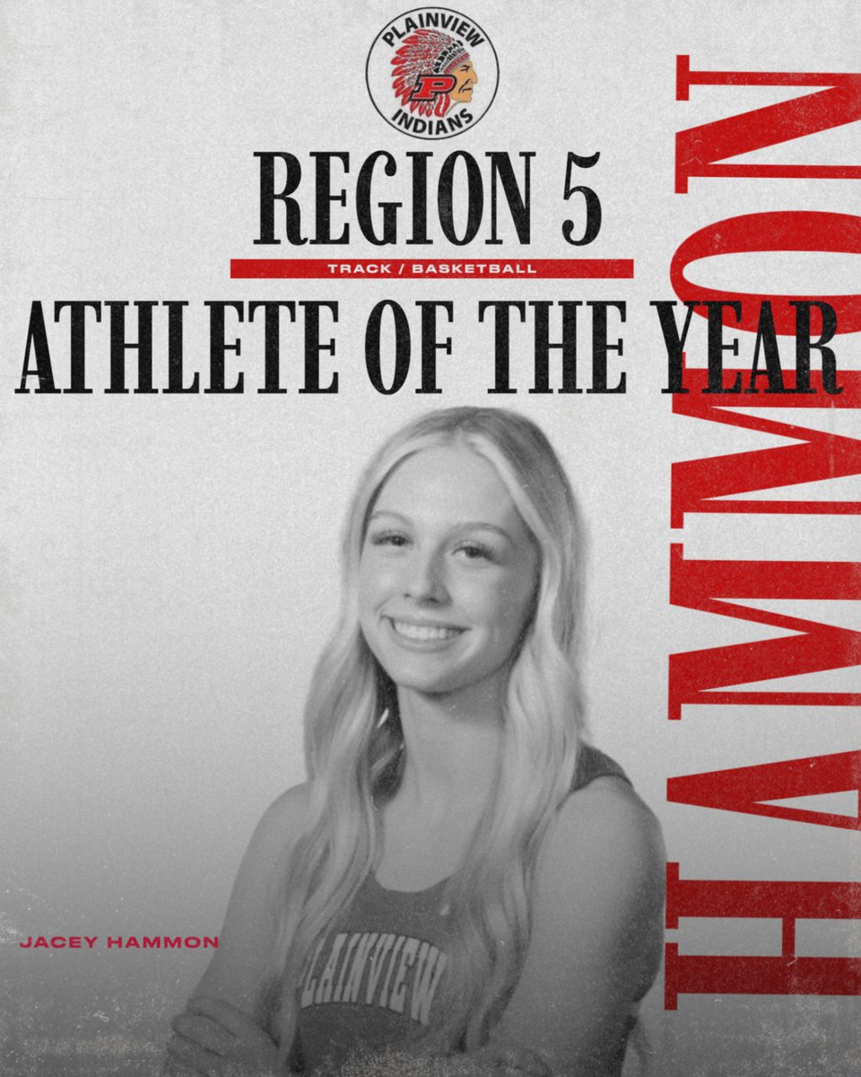We're thrilled to announce that Jacey Hammon was voted by fellow coaches to receive the Region 5 Athlete of the Year award and is now eligible for a scholarship. Congratulations, Jacey, on this well-deserved recognition!
#GoPlainview