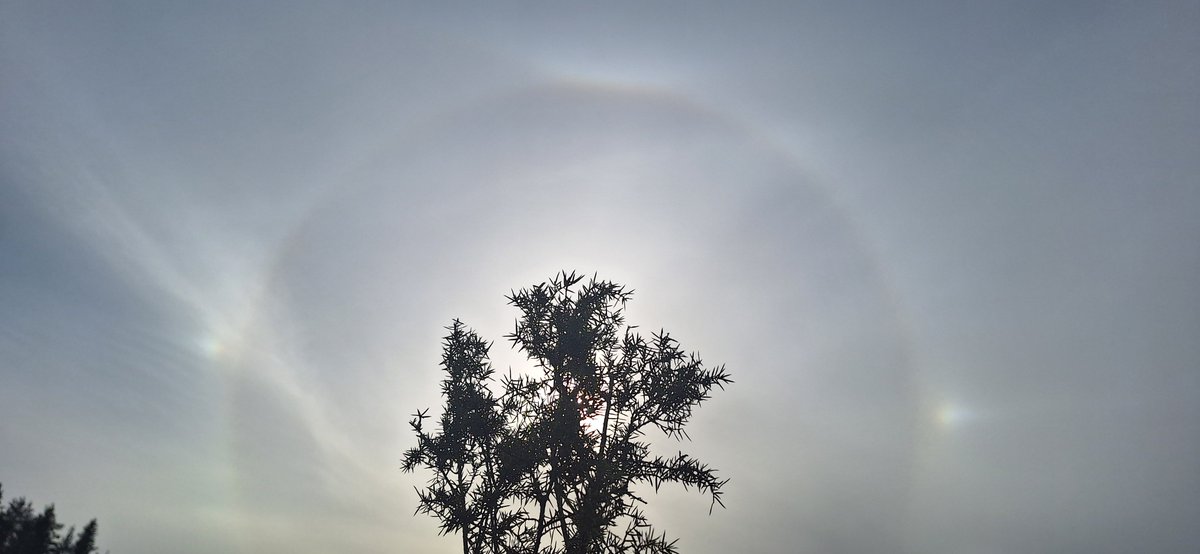 rvarjonen's tweet photo. Torstai-illan halonäytelmä. #halo #halonäytelmä #Vehmaa https://t.co/g7QM7L3K3n
