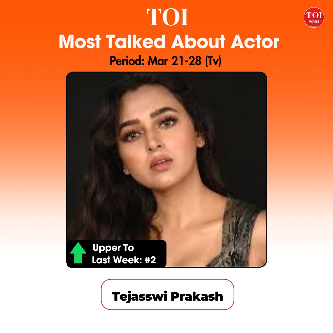 Queen Ruling The Table🔥
💥 TP Top at IF List
💥 TP Top at Digitally Most Love Female Celeb List
💥 TP Top at Most Talked About Actor TOI List(21Mar to 28Mar)
US main rehke ye jalwa hai, India main to Dhamake honge 😎
@itsmetejasswi #TejasswiPrakash #TejaTroops