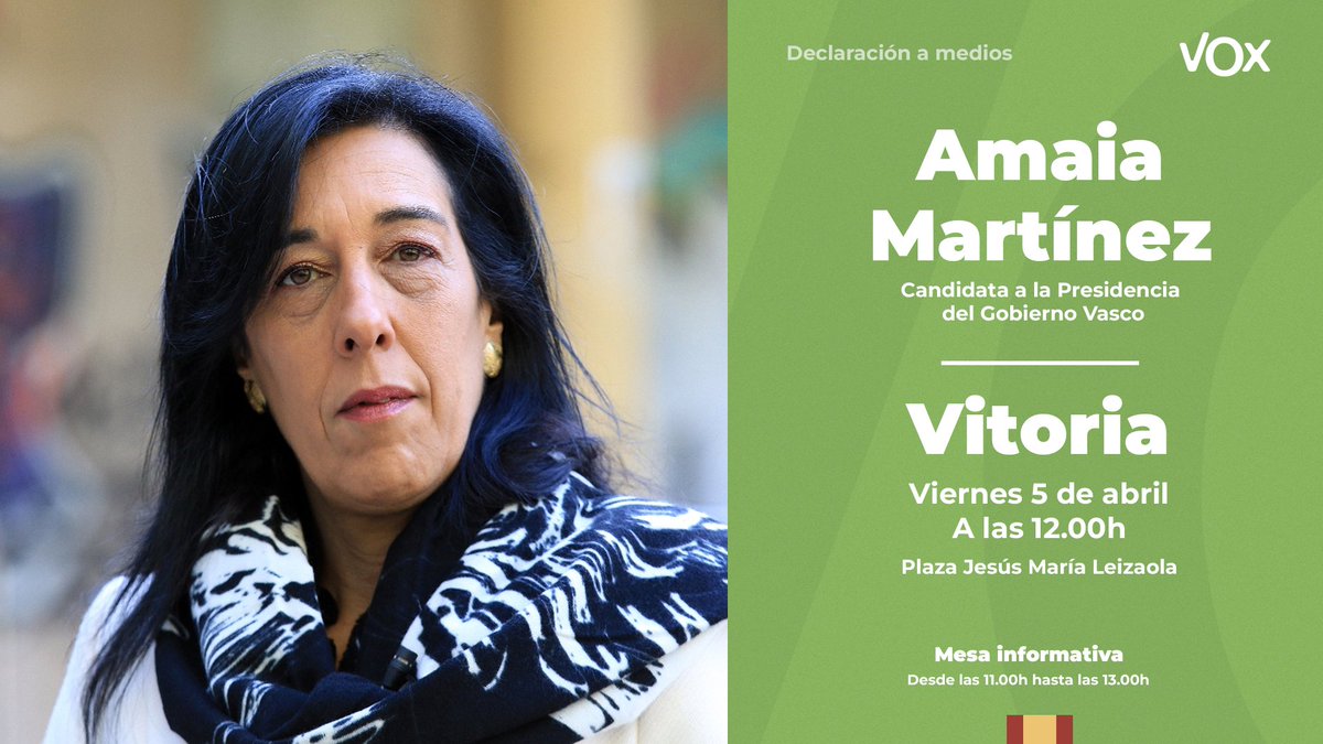.@AmaiaMartinez17 lehendakari.

#eleccionesvascas