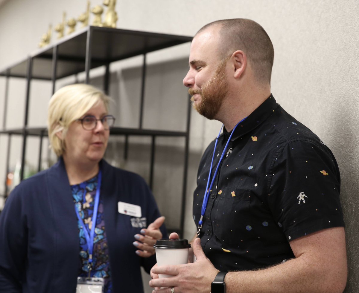 I have no idea what is going on with my face, but it was great to have photo evidence of finally meeting the one and only <a href="/starrscience/">Mary Starr</a> in person at the <a href="/nselascience/">NSELA</a> conference.