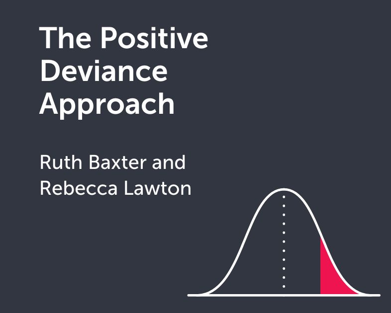 [Open access] The positive deviance approach cambridge.org/core/books/pos… 'At its core is the belief that solutions to problems already exist within communities, and that identifying, understanding, and sharing these solutions enables improvements at scale'