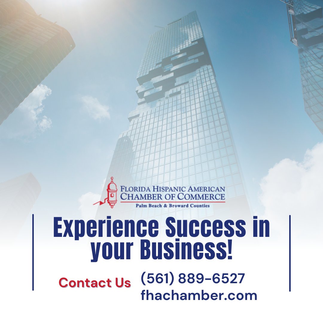 🌟 Experience Success in Your Business! 🌟Unlock the potential for growth, innovation, and prosperity. 

🌐 fhachamber.com
☎️ (561) 889-6527 

#FHAChamber #FHACC #BusinessSuccess #Growth #Potential #Innovation #Prosperity #SmallBusinessOwner #WestPalmBeach #Miami