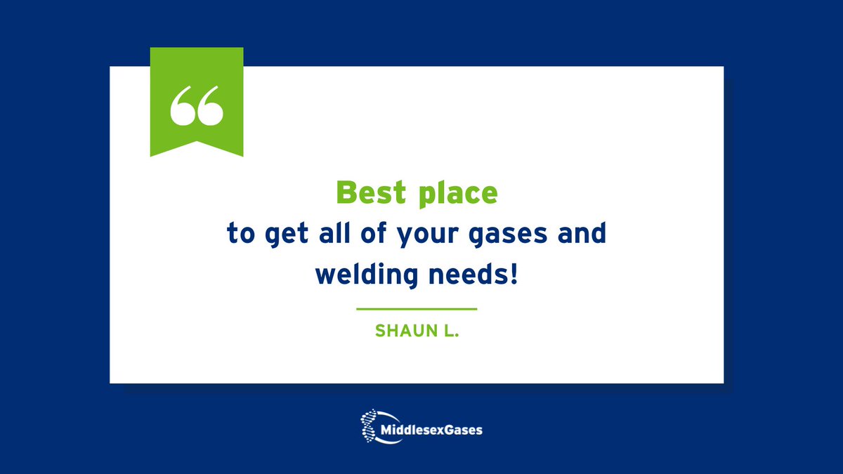 We just got a new review and want to shout it from the rooftops. Discover why we're the go-to for all of New England's gas and welding needs at middlesexgases.com.