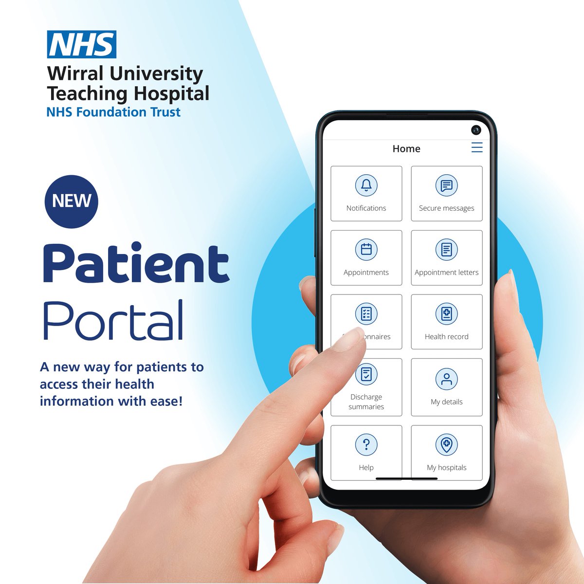 Manage Your Health with Ease. Access your health records and appointments seamlessly through the our Patient Portal. #YourHealthInYourHands More info: wuth.nhs.uk/your-health/pa…
