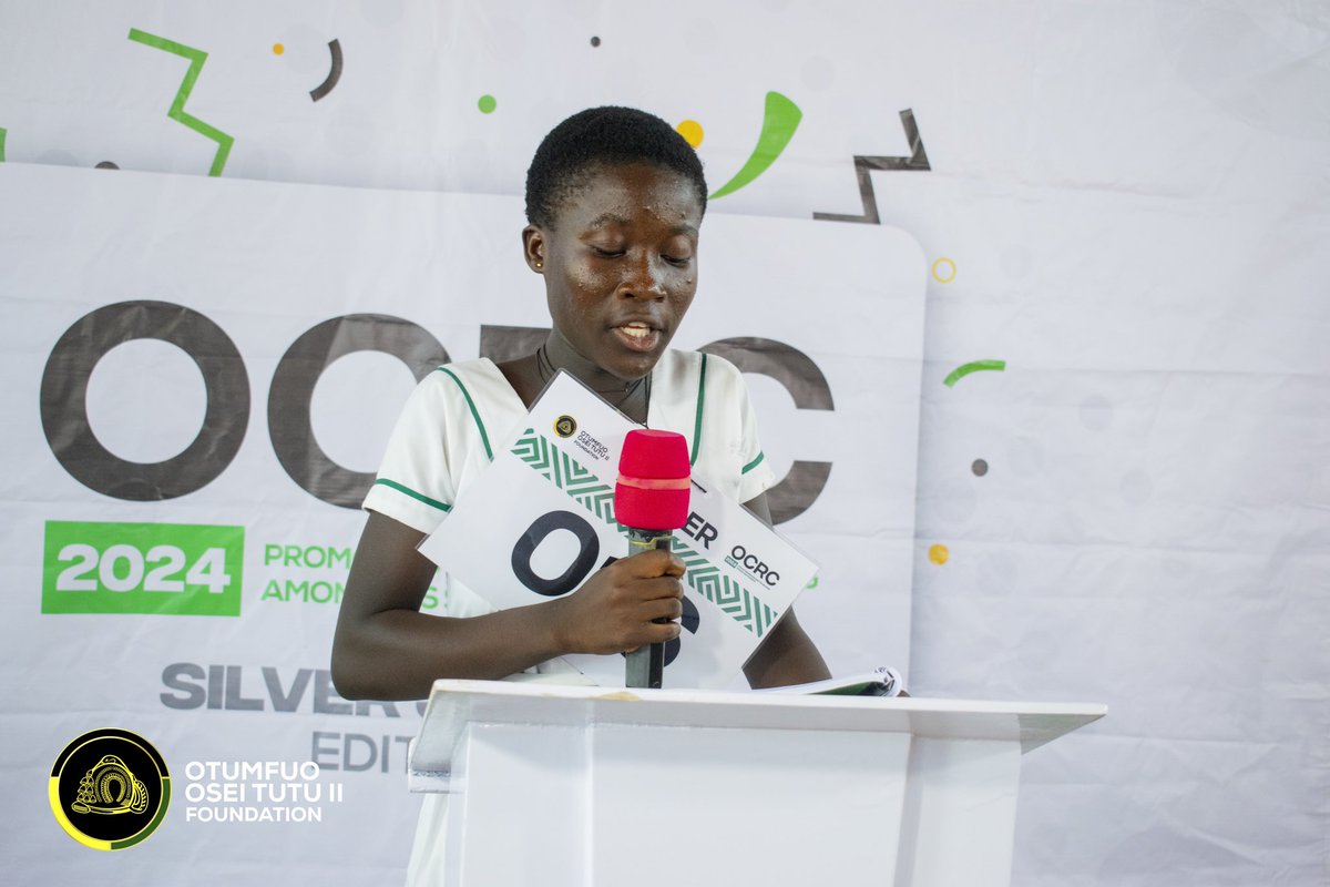 Otumfuofdn's tweet photo. Contestants mount the podium one by one to showcase their reading capabilities. No stone is being left unturned at this moment.

Ladies and Gentlemen, there's a competition here 💪

#OCRC2024 #Amansiecentral #Jacobu #OOTIIF https://t.co/cgwRuf79Pm