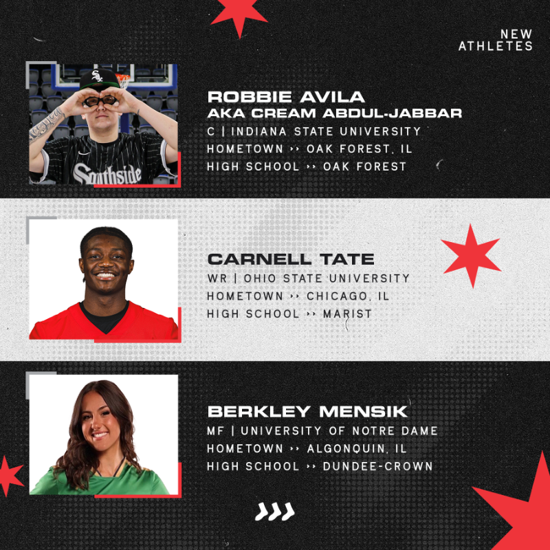 whitesox's tweet photo. 🚨 NOW INTRODUCING: The CHISOX Athlete Class of 2024 🚨