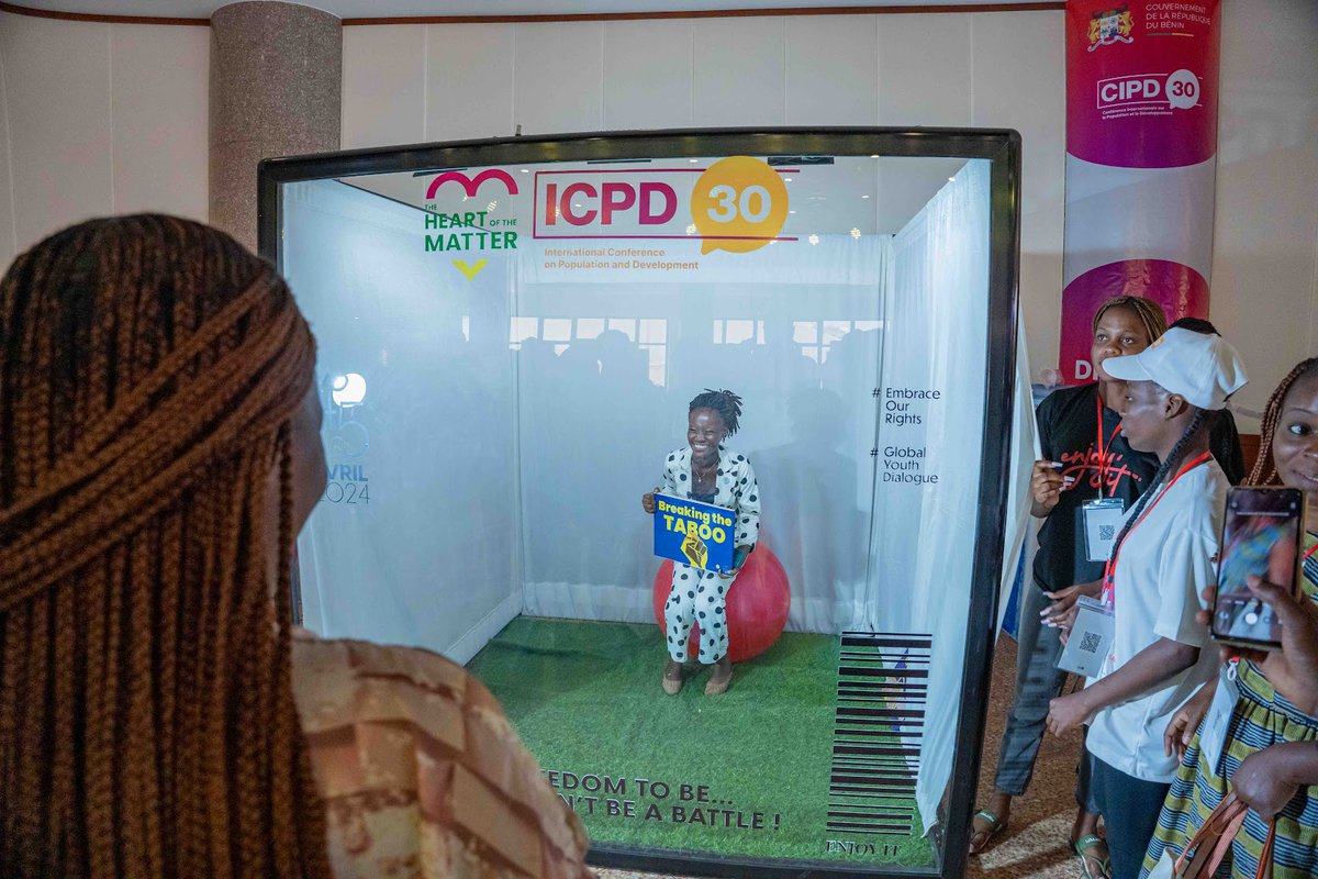 Youth are passionate, effective, and are transforming the world!

<a href="/UNFPA/">UNFPA</a> is in #Benin promoting their leadership because they will determine the next 30 years of action to make the promise of the #ICPD a reality.

#ICPD30