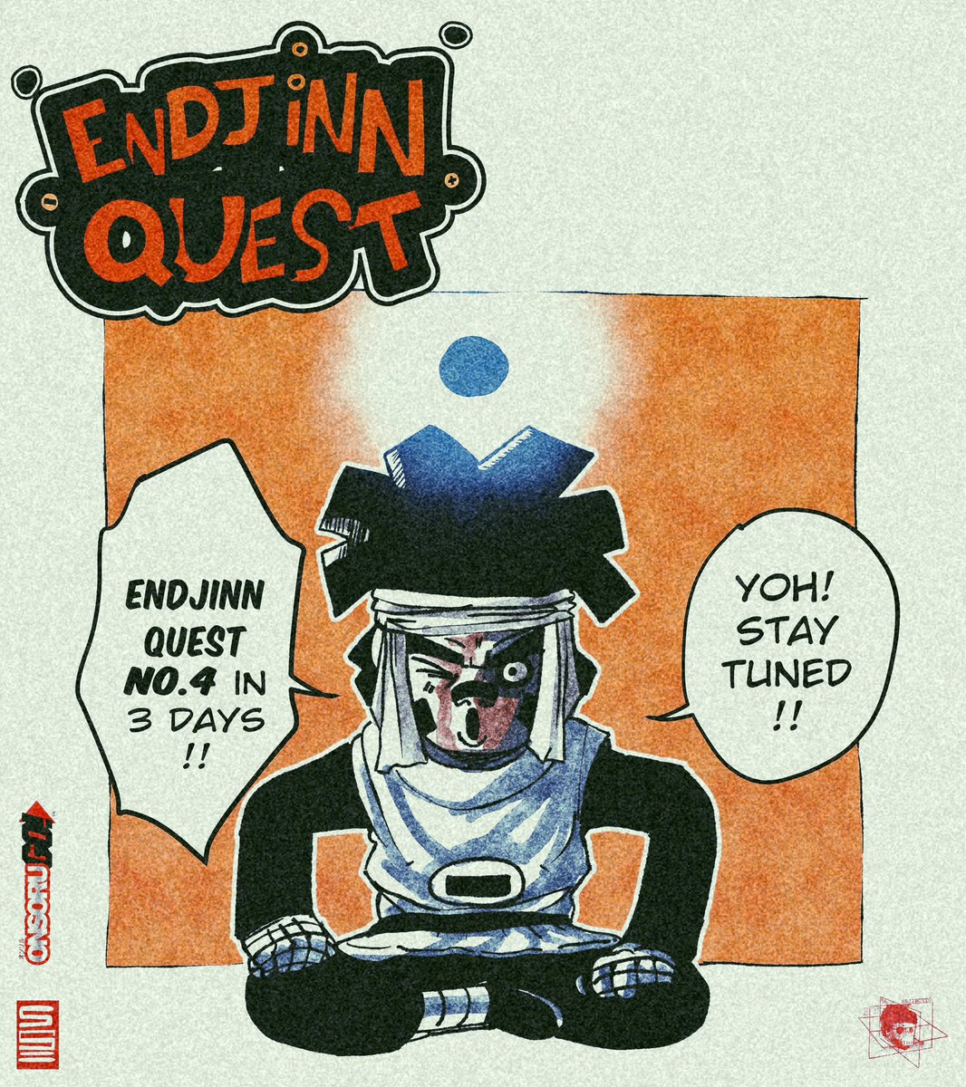 The64thWonder's tweet photo. EnDjinn Quest Chapter 4 Arrives in 3 Days! Let’s see what this guy A’hkai has going on shall we?

Catch up on the FREE chapters here! Only at @Onsorugo !!

[https://t.co/rTLC32jutk]

.
.
.
.
.
#sejibot #manga #manaA #endjinnquest #ahkai #onsorugo #ogo #mangaka #mangaartist #chicagomanga #chicagomangaka