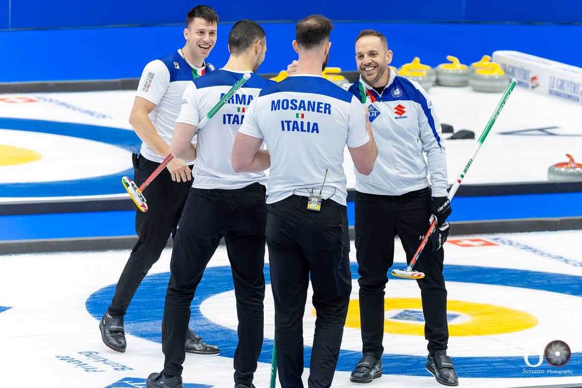 Doppia vittoria per l'Italia del #curling nella sesta giornata dei Mondiali maschili di Schaffhausen. In mattinata Joël Retornaz, Amos Mosaner, Sebastiano Arman e Mattia Giovanella (ai quali è aggregato Francesco De Zanna come riserva) hanno travolto 10-4 la Nuova Zelanda. Nel…