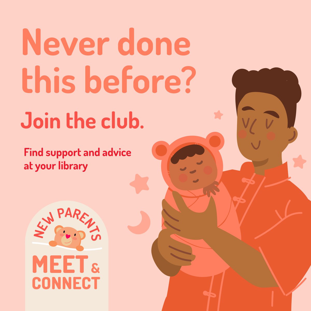 New Parents Meet and Connect are free supportive library sessions, at some of our libraries, that are perfect for new babies and first-time parents/carers. Connect with other parents and explore sensory activities. 🧸 ℹ️ Find out more: hants.gov.uk/librariesandar… #NewParents