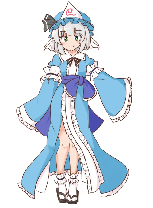 リクエストで描きました 幽々子衣装妖夢ちゃん 