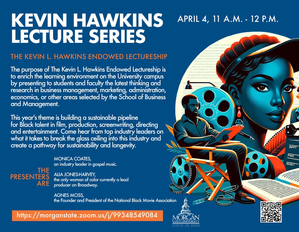 NOW ‼️Our editor-in-chief @JamilSmith is moderating one of @MorganStateU's Kevin Hawkins lectures on how to build a sustainable pipeline for Black talent in film, production, screenwriting, directing, and entretainment. Watch it live here: morganstate.zoom.us/j/99348549084