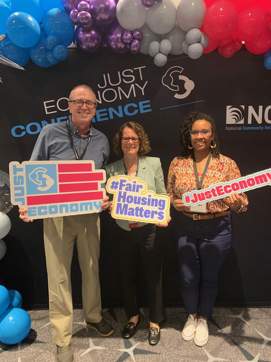 We're excited to share a snapshot from the 2024 #NCRC Just Economy Conference in DC. Our CEO & President, Emily Haber, is seen here with Tom Callahan and Candace Sledge from the Partnership for Financial Equity. Their shared dedication to economic justice is making a difference.