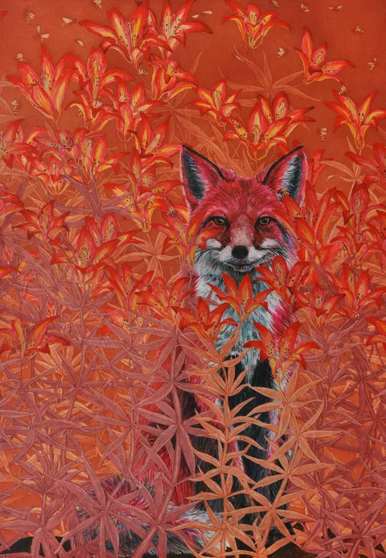 womensart1's tweet photo. Julia Lucey,
Red Fox, 2021 #WomensArt https://t.co/C6M0jXA6dS