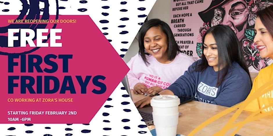 Hey girl, hey! Zora’s House is the first co-working and community space in Central Ohio created by and for women of color, and on the First Friday of every month, women from all over are invited for a day of free co-working and community! 

Register today! buff.ly/3TxvWfY
