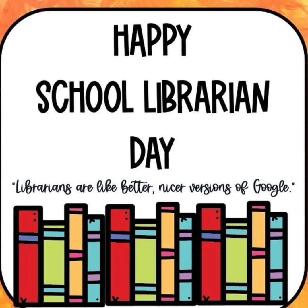 Happy School Librarian Day to all my amazing colleagues! I feel so lucky to have this extraordinary job. There is nothing better than bringing the magic of books and reading to students everyday!📚❤️😍 @KillarneyOCPS #OCPSReads