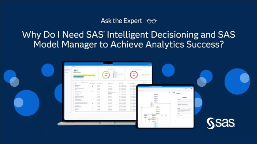 👨‍💻 Uncover how SAS Intelligent Decisioning and SAS Model Manager enhance collaboration among MLOps engineers, data scientists, and business users.🚀 Join the #SASwebinar on April 9, 11 am ET. Register now!
#SASAnalyticsExplorers #SASAdvocacyProgram infl.tv/n2Pr