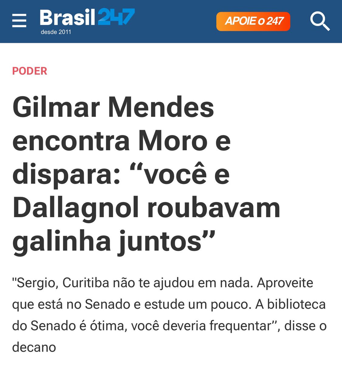 #MoroNaCadeia