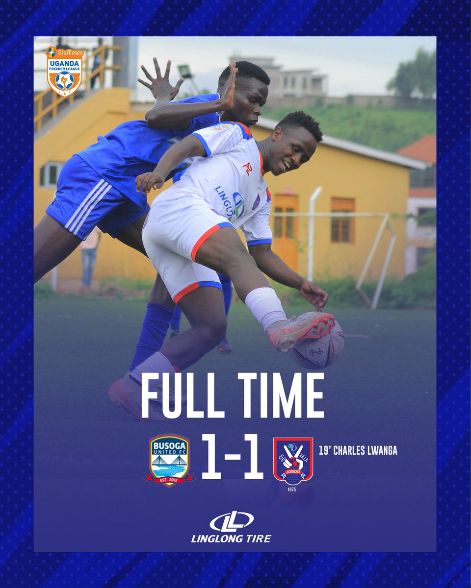 FULLTIME | A point pickee in Jinja. #BUSSCV |1-1| 🔵-⚪ #TheJogoos🔵