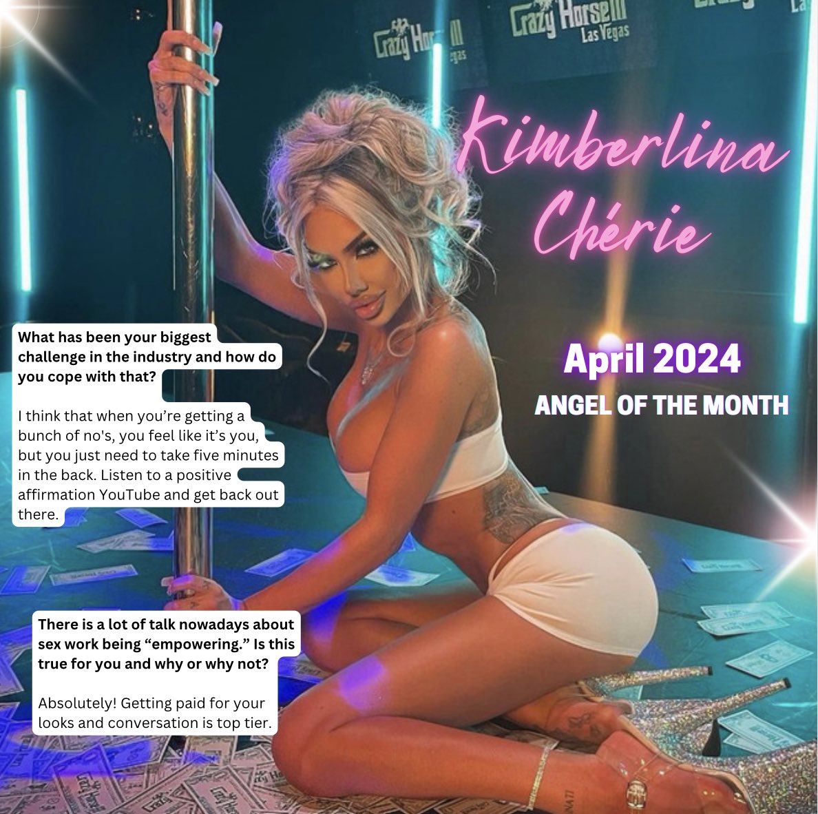 Heyyy Miss Pretty April @onlykimberlina ! Read Her Full interview at: angelcandyshop.com/blogs/angel-of…👑