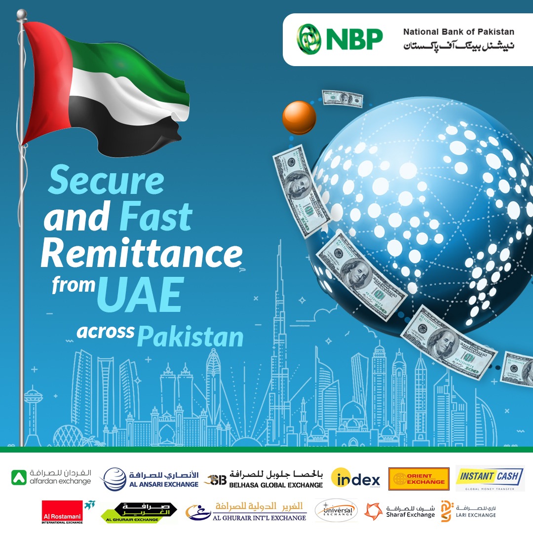 Remittance Made Easy! Secure and Swift money transfer from the UAE to your loved ones with NBP's trusted remittance partners. For more details: nbp.com.pk/hrem/OurAllian… #NBP #NationalBankofPakistan #TheNationsBank #Remittances *Terms & Conditions Apply