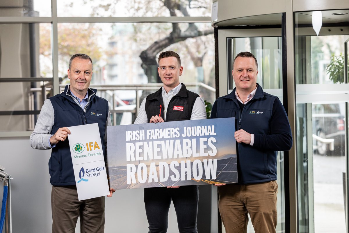 Bord Gáis Energy and @IFAmedia are supporting the @farmersjournal Renewables Roadshow across four locations in April. Our solar team experts will be sharing how you can save money and create a new income stream with #renewableenergy ☀ To register for the free event, visit