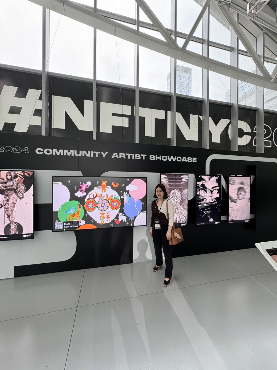 ellielee0304's tweet photo. 0403+0404
With my art🥰
#NFTNYC2024 https://t.co/V6QavqjmMn