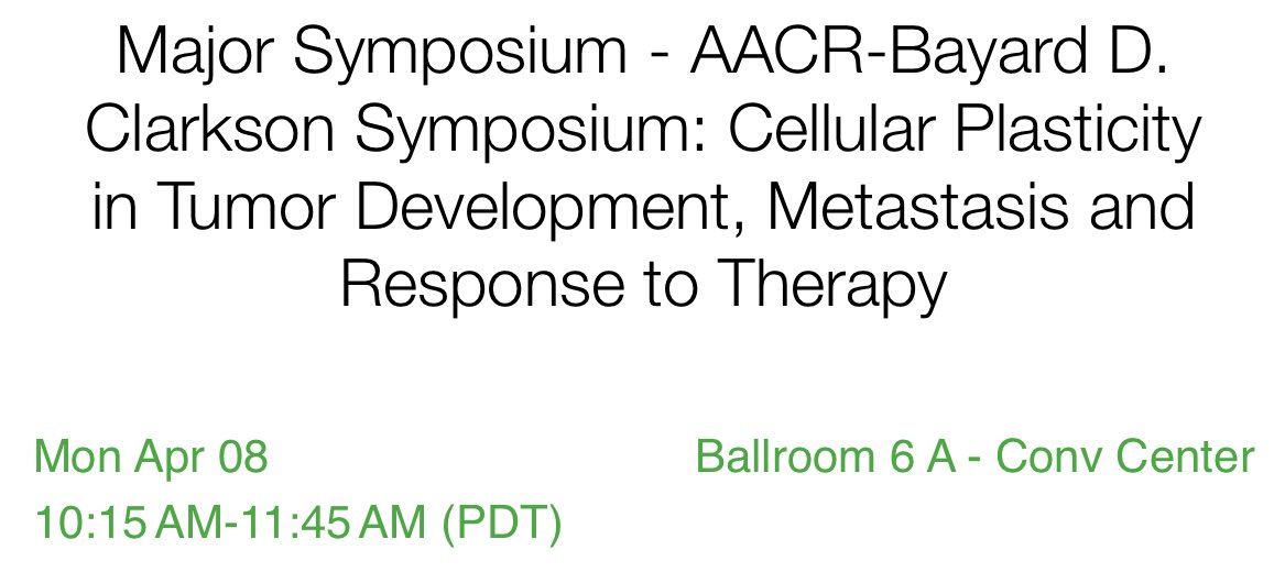 Excited for #AACR2024! We will be sharing our latest science from @KarunaGaneshLab @MSKCancerCenter April 8 with Fred de Sauvage and @CedricBlanpain: