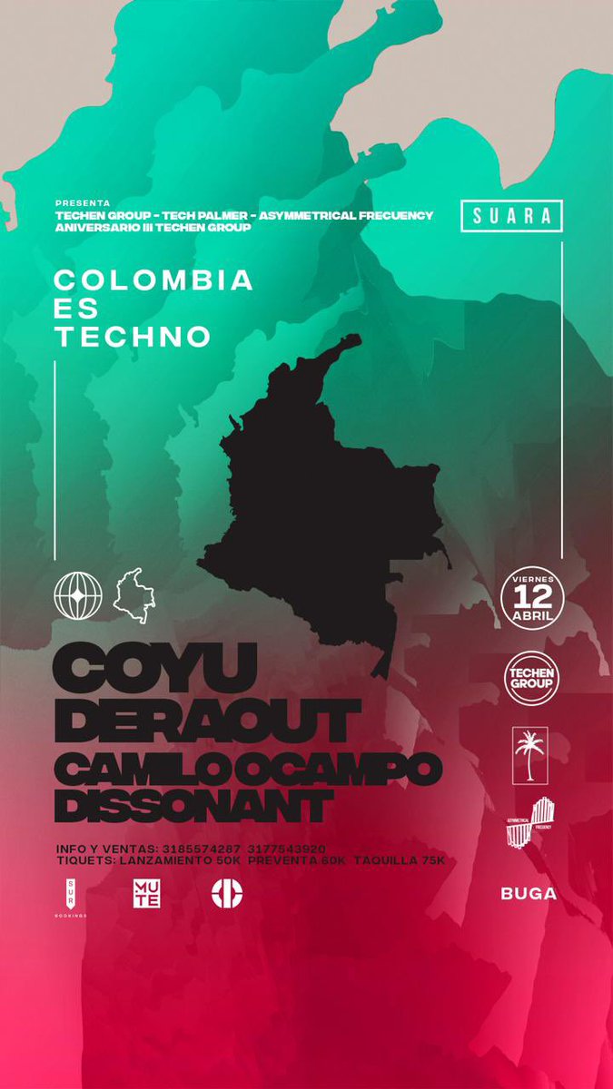 GroupTechen's tweet photo. ¡Vamos a celebrar el aniversario y de que manera, tenemos con nosotros este señor artista que viene cargado de mucha música, el verdadero baile nos espera! 🪩 
INFO SOBRE TICKETS 🎫 AL INTERNO
@coyumusic 
@deraout 
@camilo_ocampo01 https://t.co/cz3VIlRn8J