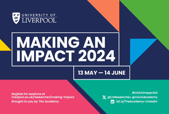 Wondering how to get your research the audience it deserves? Learn how and why to promote your research in the media with colleagues from the press team and researchers who’ve been in the press (16 May) Book: MAI24MediaCoverage.eventbrite.co.uk #UniLivImpact24 @UoL_RSA @LivUniResearch