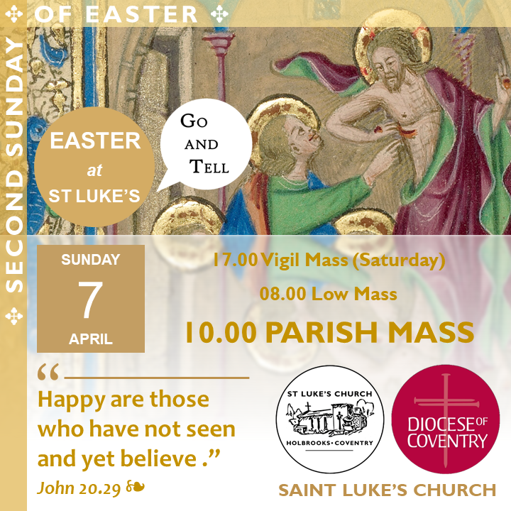 holbrookschurch's tweet photo. Sunday, 7th April and the week ahead @holbrookschurch. A booklet containing the Sunday Mass readings is available at https://t.co/K38lxDm8Q3, and this week's newsletter can be downloaded at https://t.co/vT5rgDP0jp. All are most welcome to join our family of faith. https://t.co/MfLubaB1GJ