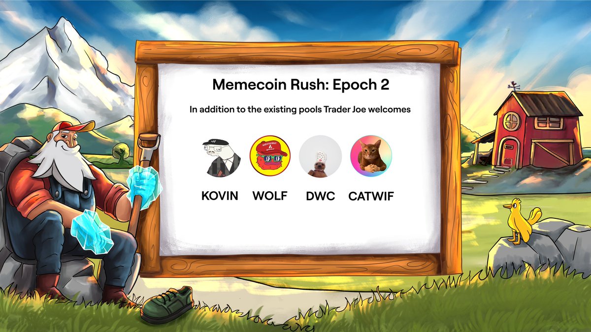 The $CATWIF family can now pre-stake their CATWIF to get ready to start earning their points on the next Epoch tomorrow! 😼🤙

traderjoexyz.com/avalanche/stek

🗓️ Friday 5th at 1pm GMT
⌛ Epoch 2 will last for 1 week