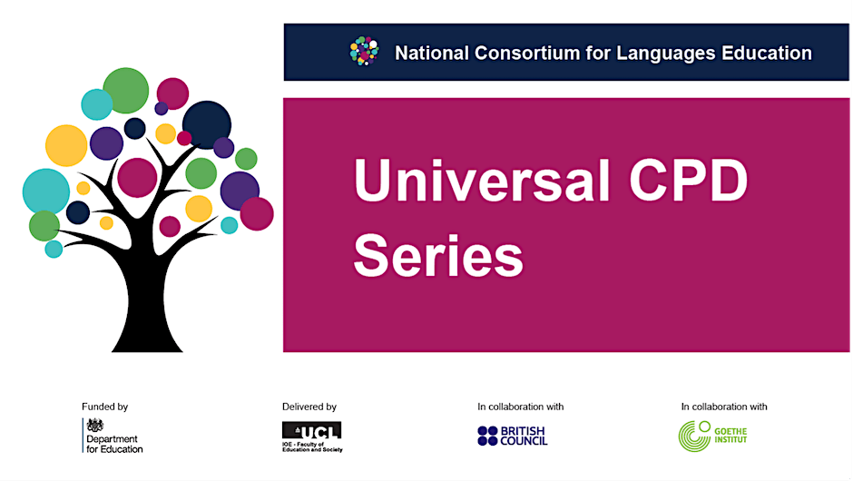 Join our next #CPD webinar for #mfl teachers and hear about advocacy for #German in primary and secondary schools. 17 April, 4pm. Presented by @GI_London1 . Register: bit.ly/3VFNWaJ #mfltwitterati