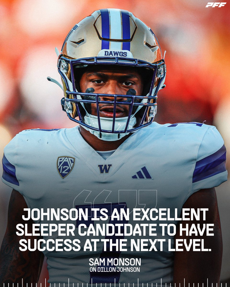 Don’t sleep on Dillon Johnson🗣 @UW_Football